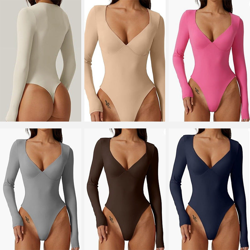 Elegante Damen T-back Strumpfanzug