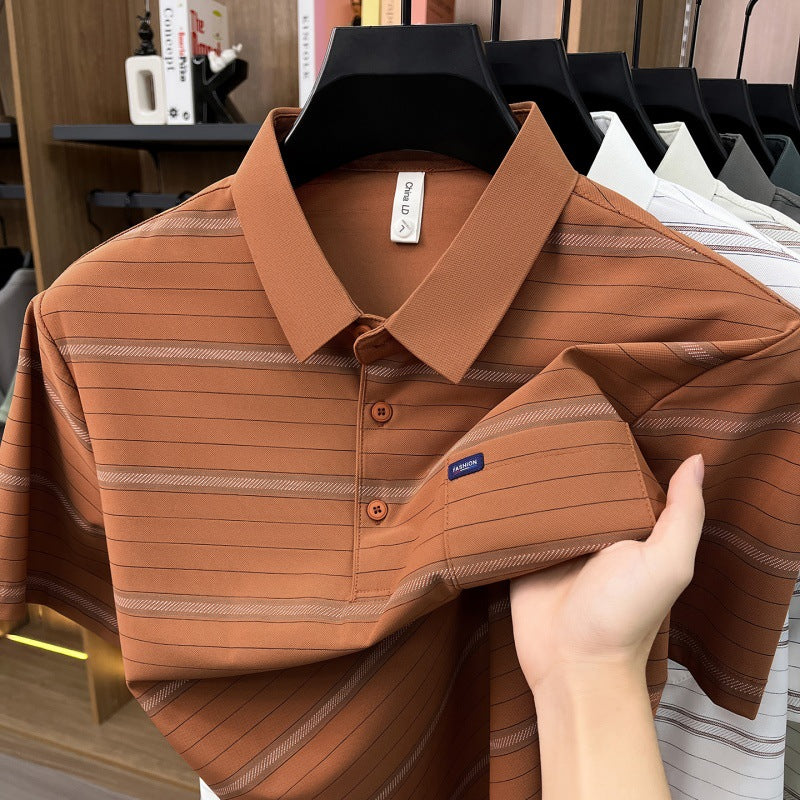 Herren-Striped-T-Shirt