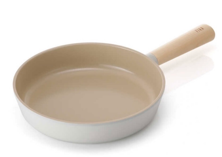 Koreanische Antihaft-Bratpfanne Keramik Weiss | LuxeStyle