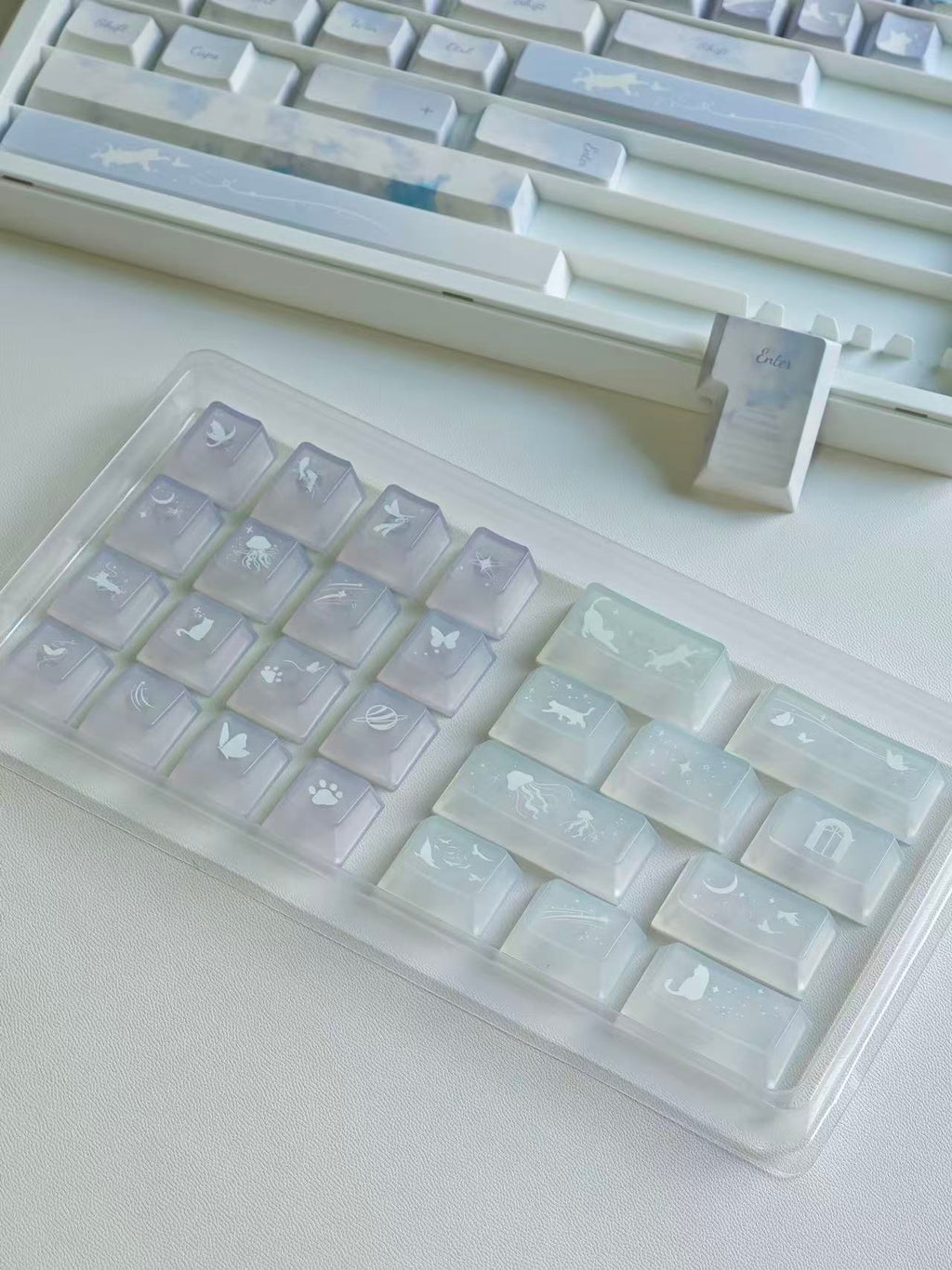 PC Fog-Transparent Tastenkappen – Ansicht 5