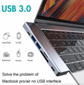 Multiport USB-C Hub für MacBook Pro/Air