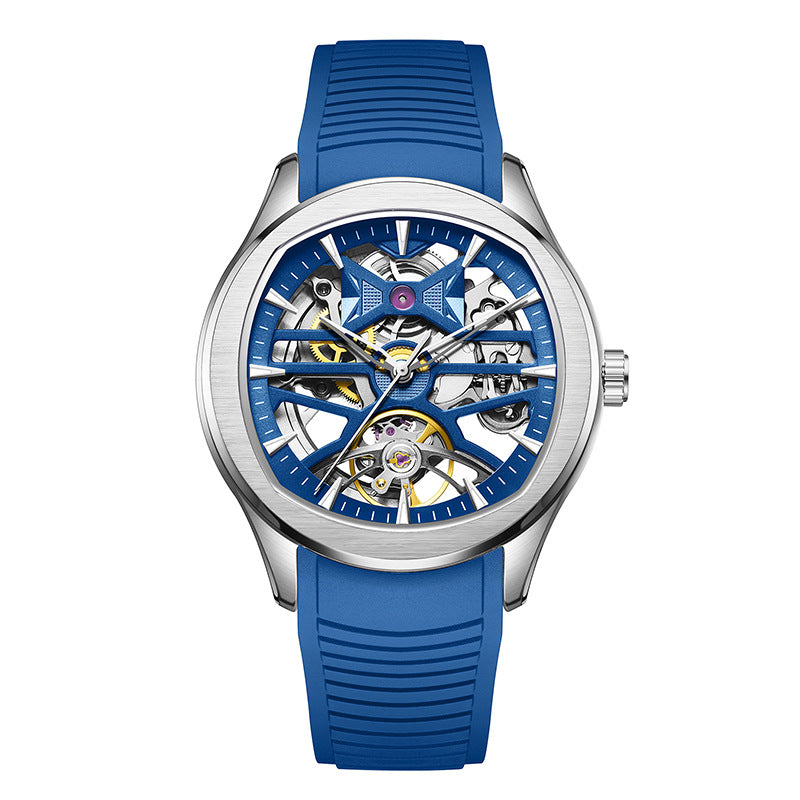 Skelett-Herrenuhr mit mechanischem Werk