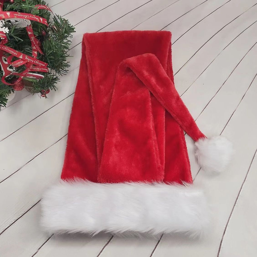 Weisser Weihnachtsmann-Hut aus Plüsch – Bild 2 | LuxeStyle