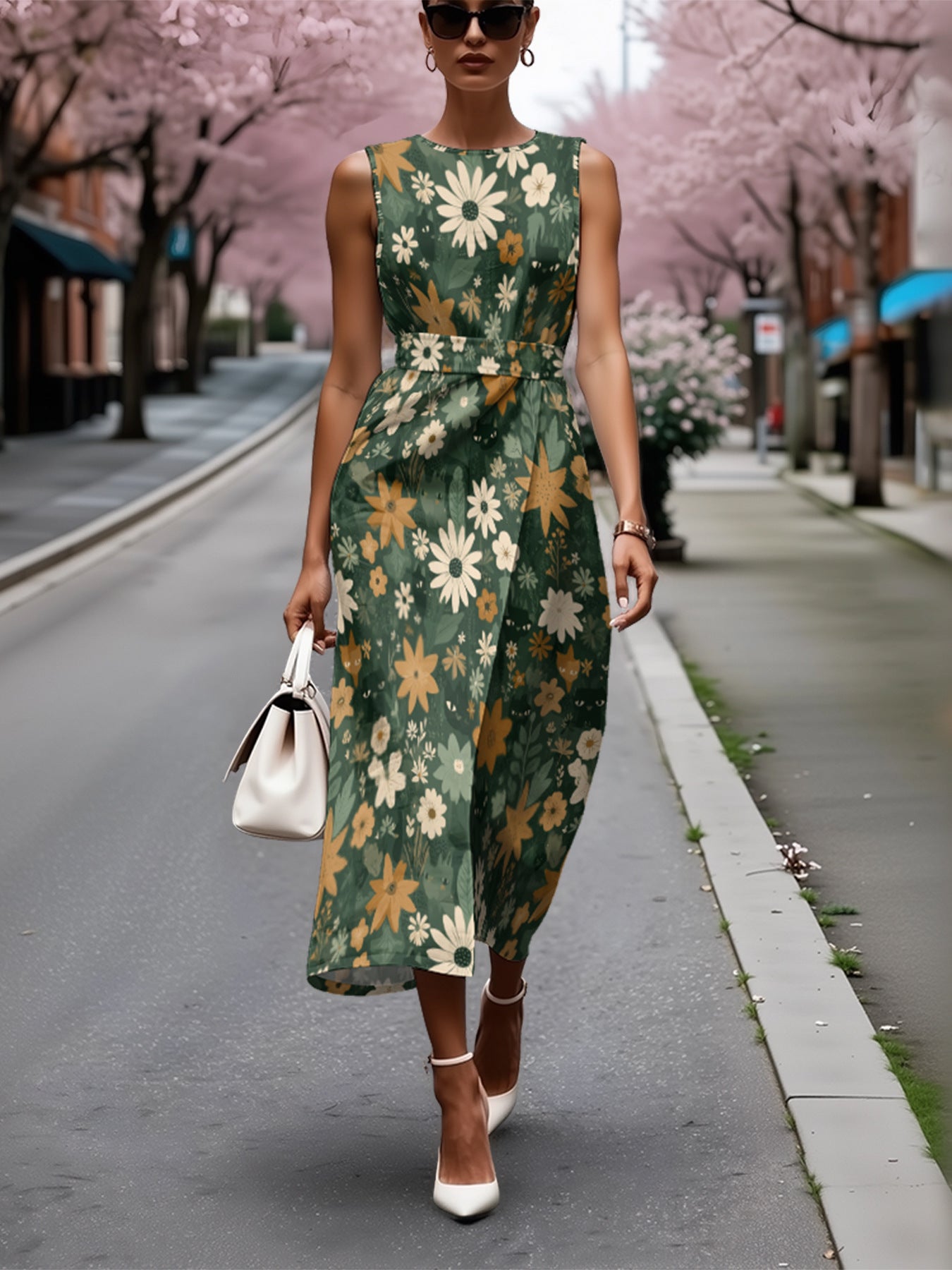 Elegantes ärmelloses Kleid