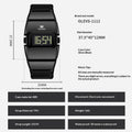 Digitale Armbanduhr im futuristischen Design