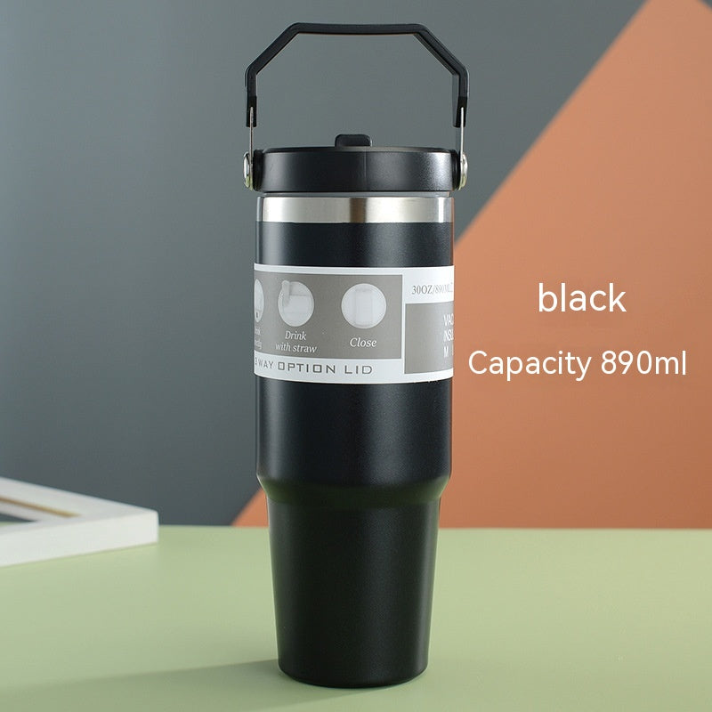 Thermobeker mit Henkel und Deckel, 30oz