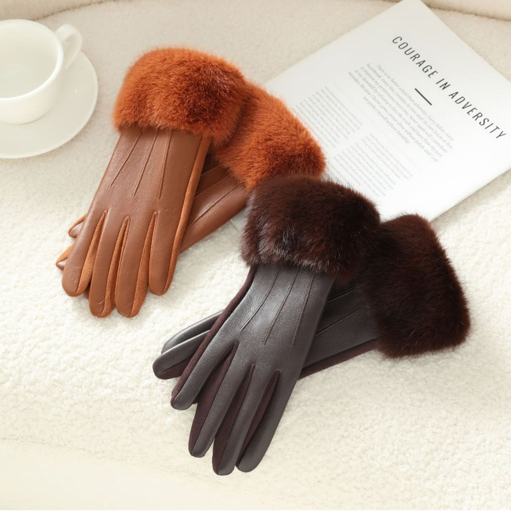Warme, weiche Handschuhe für Damen