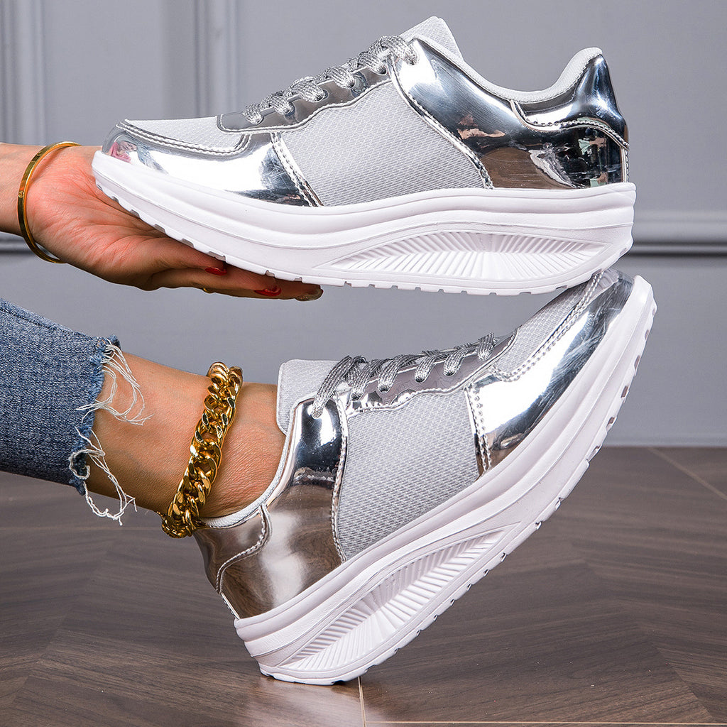 Atmungsaktiver Sneaker mit Schaukelsohle – Bild 4 | LuxeStyle