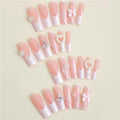 Pearl Flower Press-On Nails