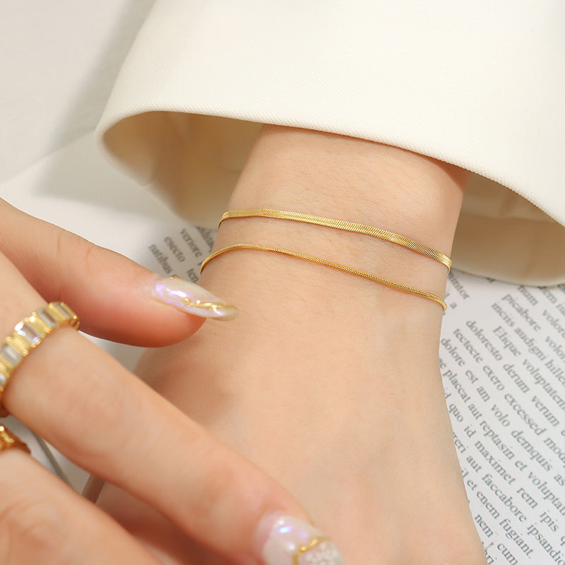 Doppellagiges Kettchen-Armband