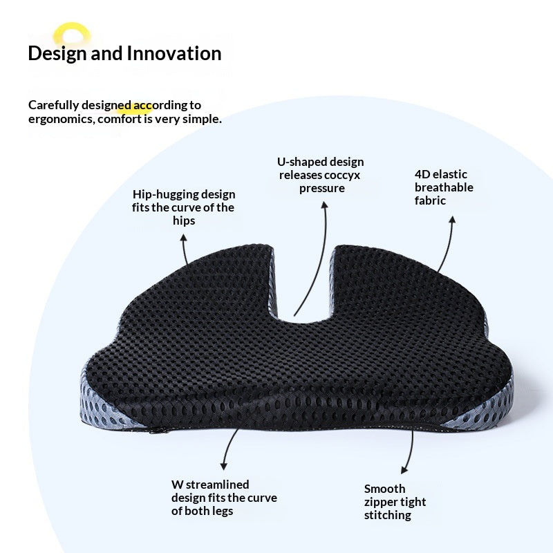 Memory Foam Sitzkissen für Stuhl und Autositz – Ansicht 5