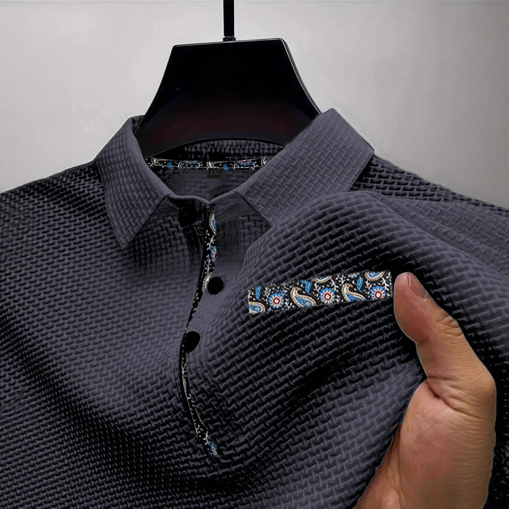 Kurzarm-Shirt aus Eisseide – Bild 8 | LuxeStyle
