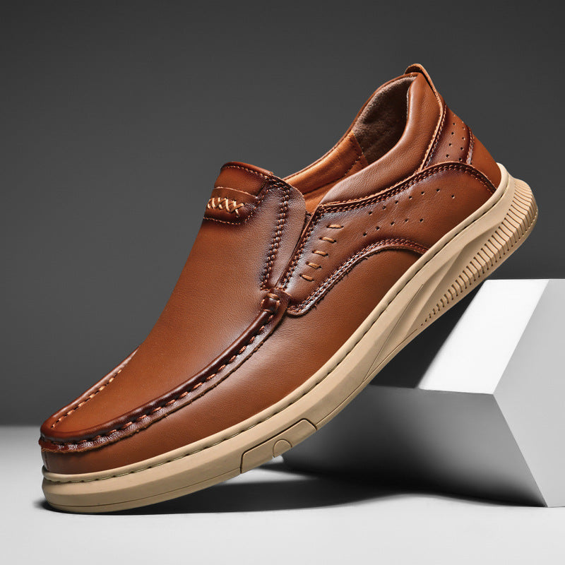 Herren Freizeit-Mokassins aus Leder | LuxeStyle