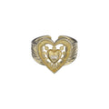 Verstellbarer U-förmiger Ring in Gold – Bild 2 | LuxeStyle