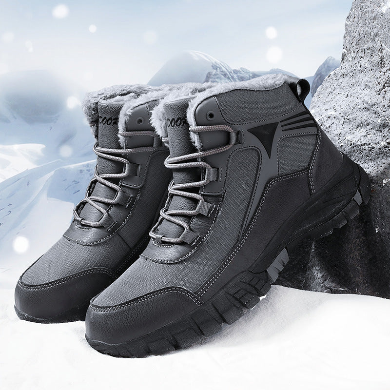 Warme, wasserdichte High-top Winterstiefel – Bild 8 | LuxeStyle