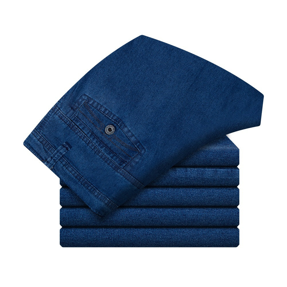 Herren Straight-Leg Stretch Jeans