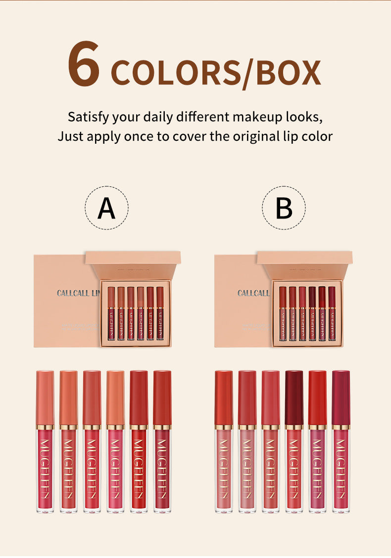 CALLCALL LING Velvet Matte Liquid Lipstick Set – Ansicht 4