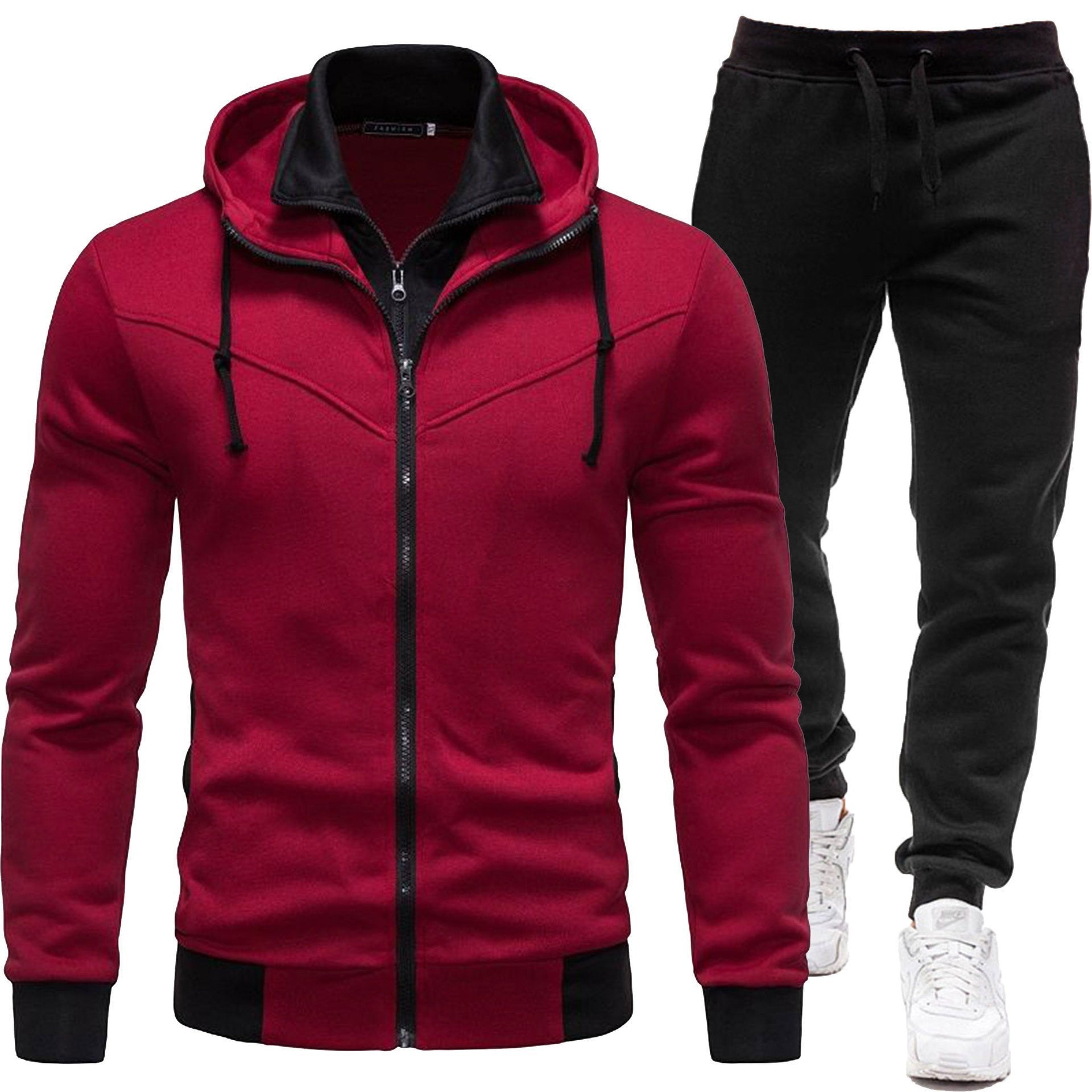 Sportlicher Patchwork-Trainingsanzug für Damen