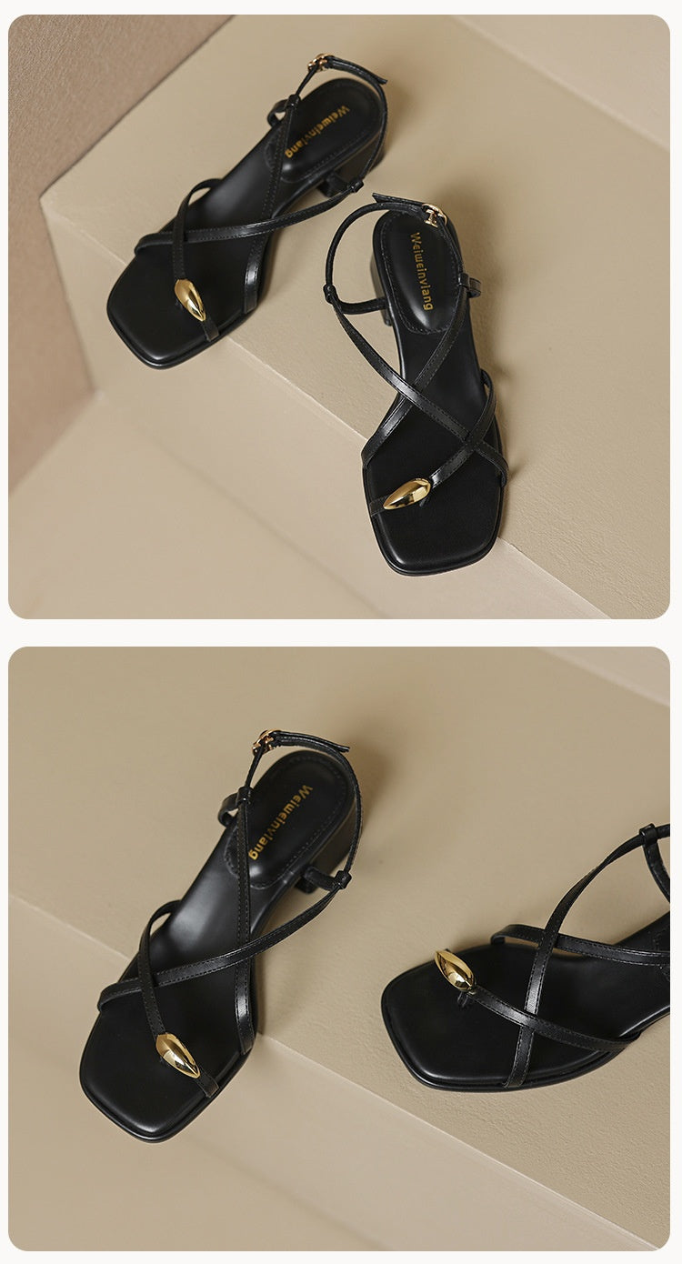 Fairy Style Roman Sandalen mit Schnürung – Bild 7 | LuxeStyle