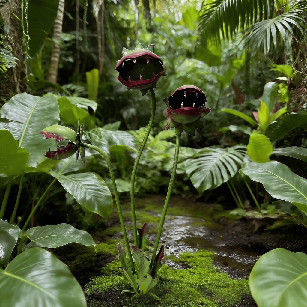 Gartenstecker mit fleischfressender Pflanze – Bild 5 | LuxeStyle