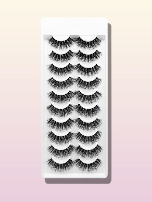 3D Premium Faux Mink Kunstwimpern MK-36 – Bild 2 | LuxeStyle