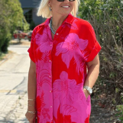Damen Freizeit-Oberteil mit 3D-Muster | LuxeStyle
