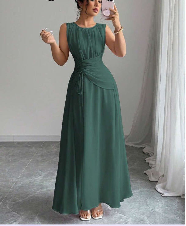 Langärmellose Chiffon-Dress – Bild 10 | LuxeStyle