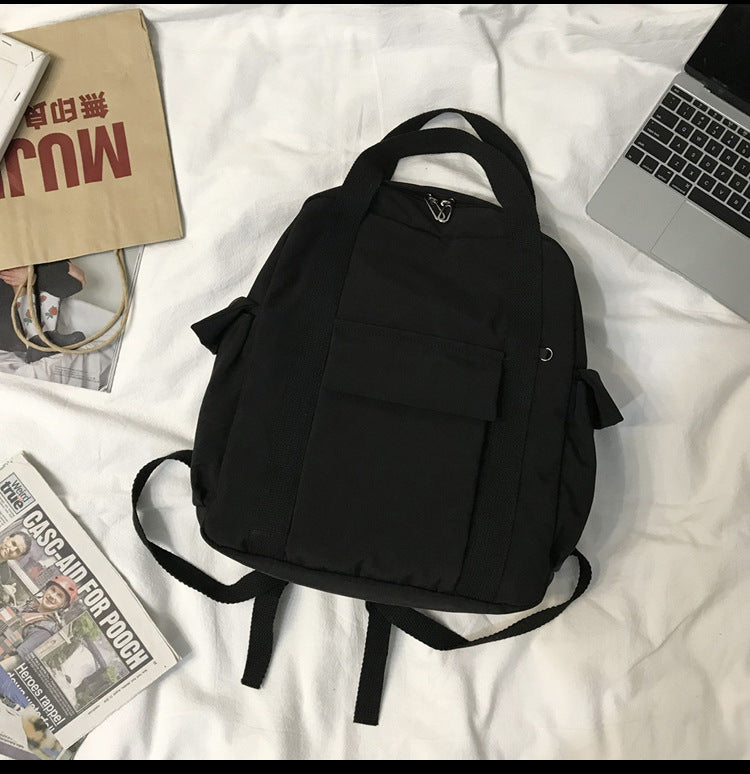 Grosser Canvas Rucksack für Schule & Freizeit | LuxeStyle