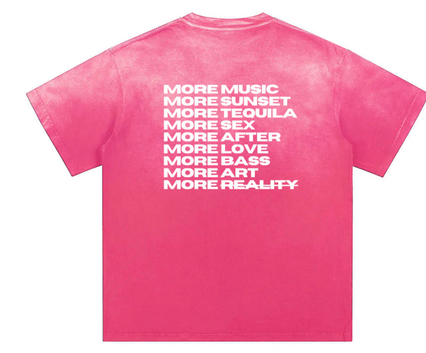 Coton-T-Shirt mit Wachsdruck-Muster