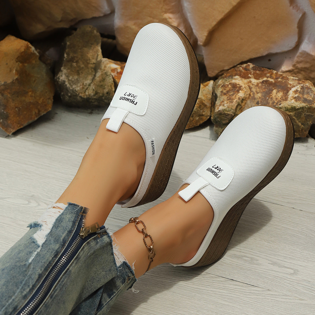 Leichte Slip-on Mesh Sneaker für Herren