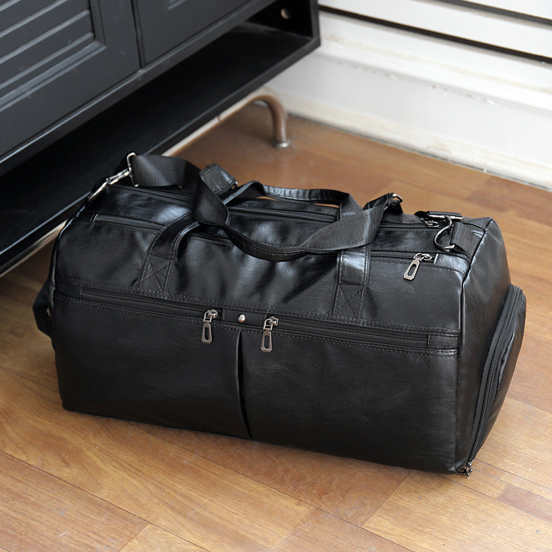 Grosse PU-Leder Reisetasche für Herren