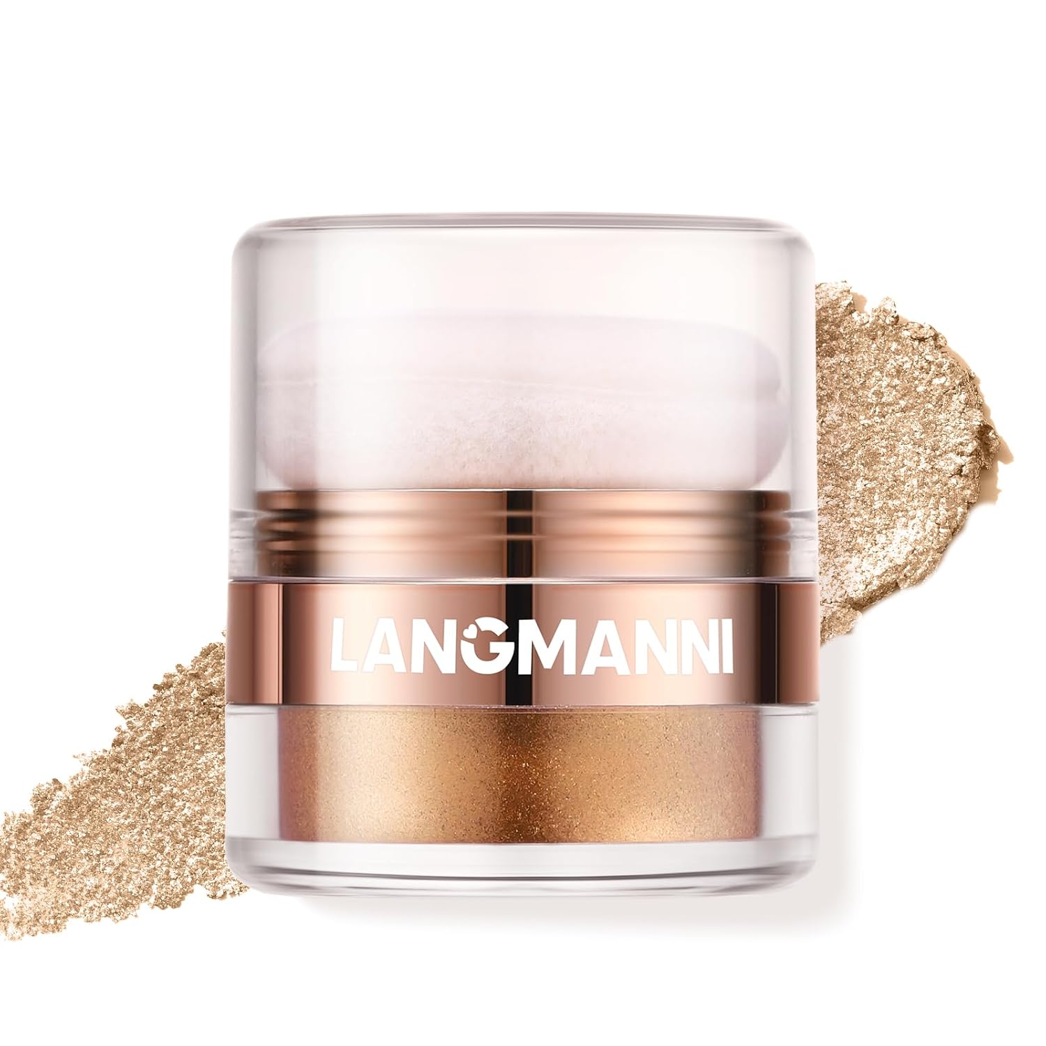 Glitzerndes Highlight Puder für Gesicht & Körper