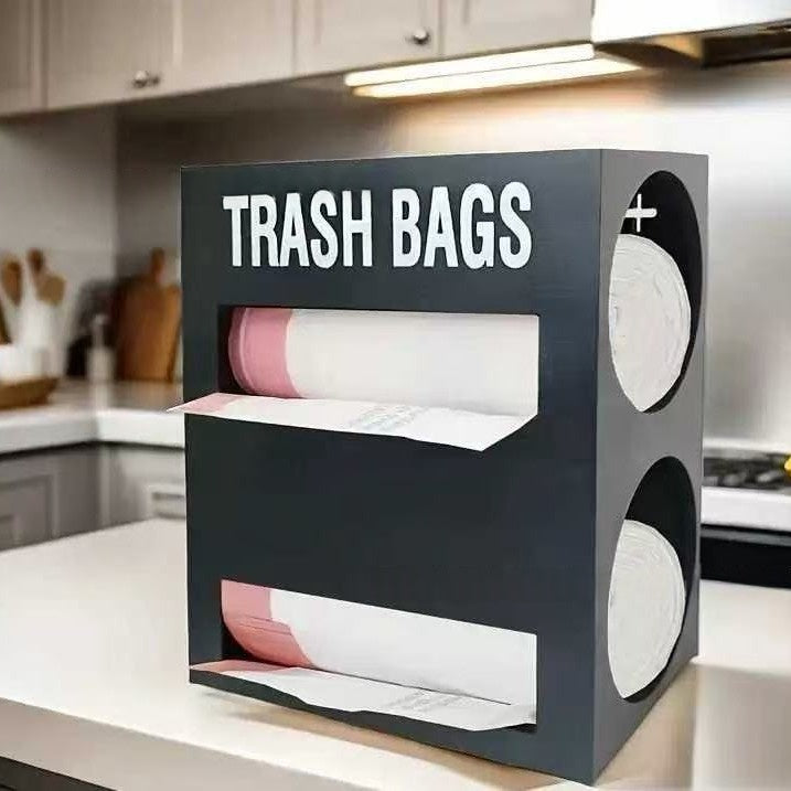 Tragbarer Holz-Abfallsackhalter