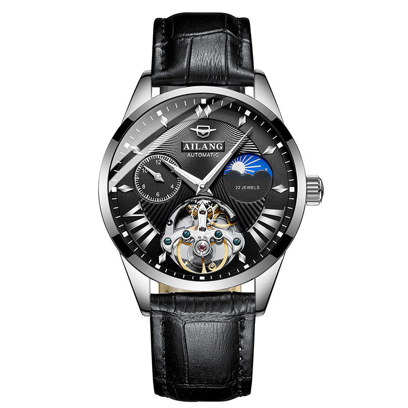 Mechanische Skelett-Herrenuhr mit Automatikwerk – Bild 4 | LuxeStyle