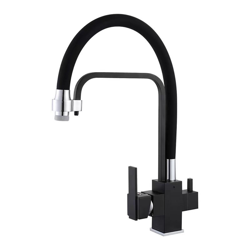 Kupfer Wasserhahn mit ausziehbarem Schlauch – Bild 15 | LuxeStyle