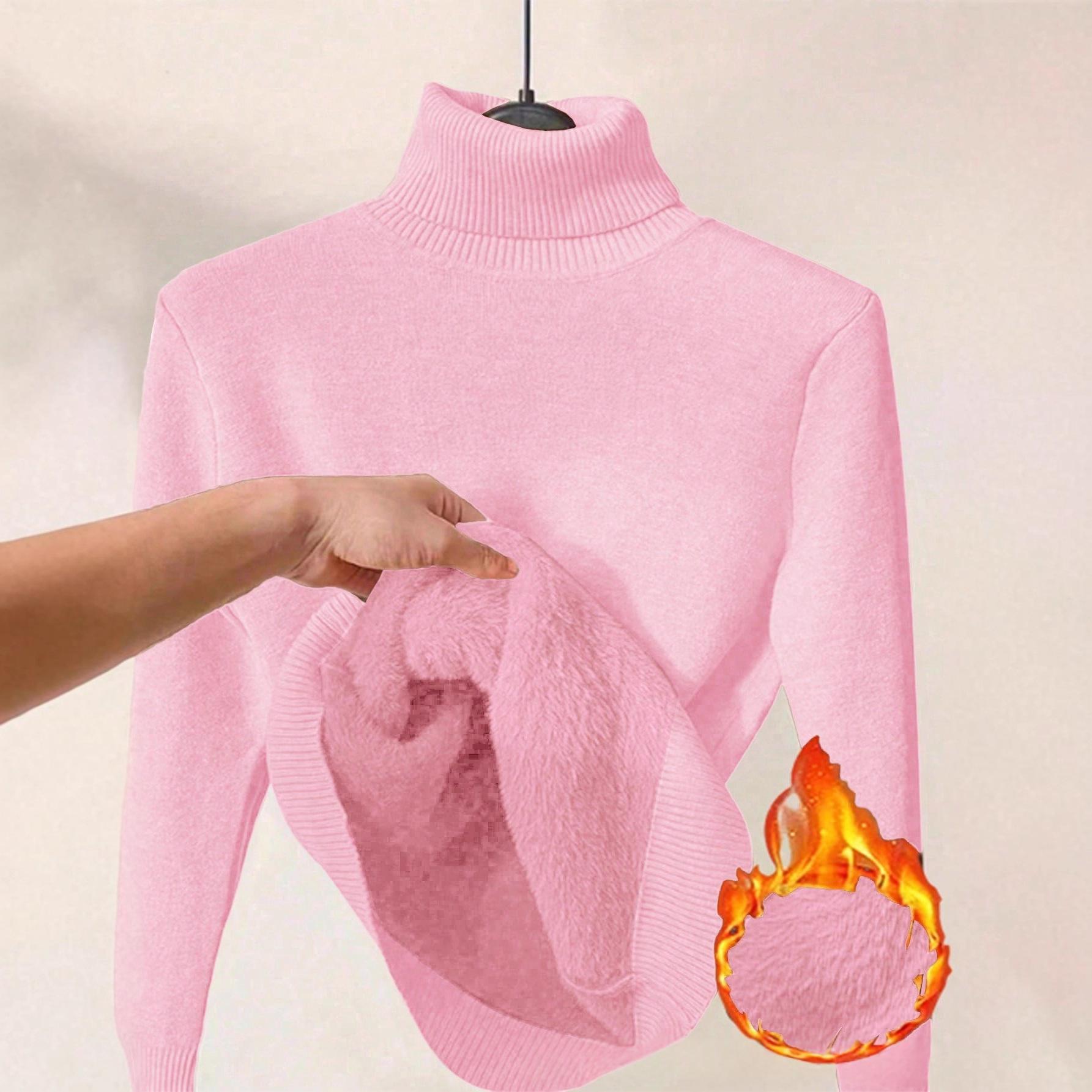 Damen Fleece Rollkragenpullover