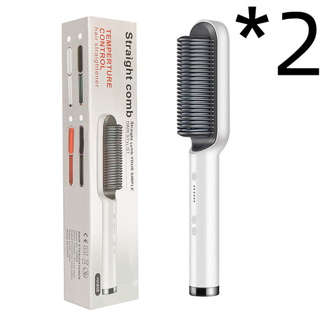 2-in-1 Haarglätter & Lockenstab mit Ionen