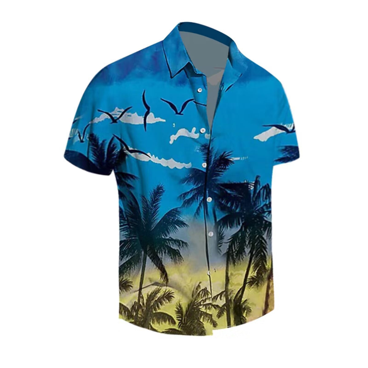 Hawaiihemd für Herren mit 3D-Print – Bild 8 | LuxeStyle