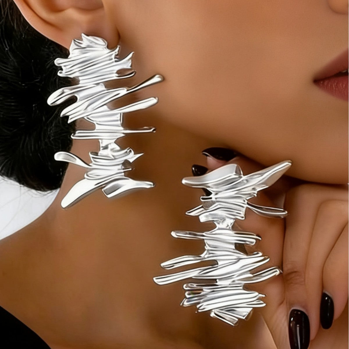 Geometrische Ohrstecker für Damen