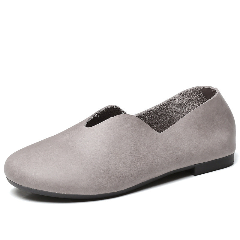 Vintage Leder Flats