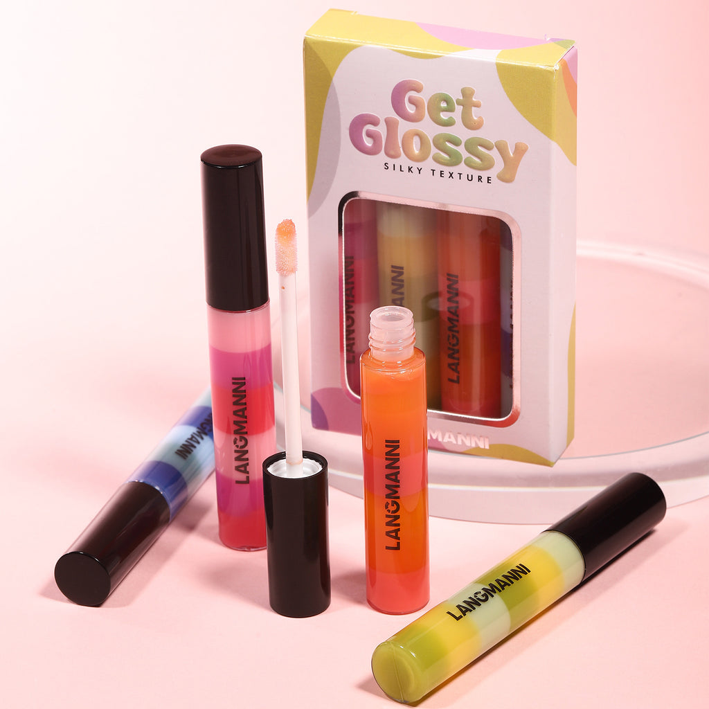 Layered Lip Gloss Regenbogenfarben | LuxeStyle