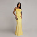 Rückenfreies A-Linien Blumenkleid