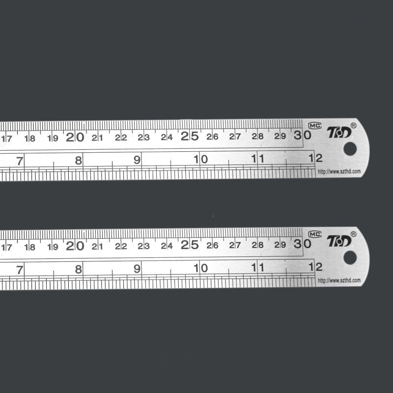 Gerades Edelstahl-Lineal (15, 20, 30, 50 cm)