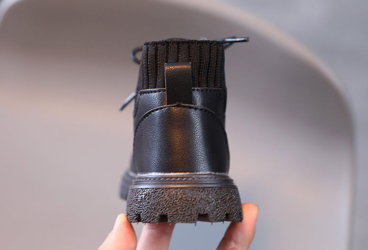 Kinder Martin Boots aus Mikrofaser-Leder – Bild 16 | LuxeStyle