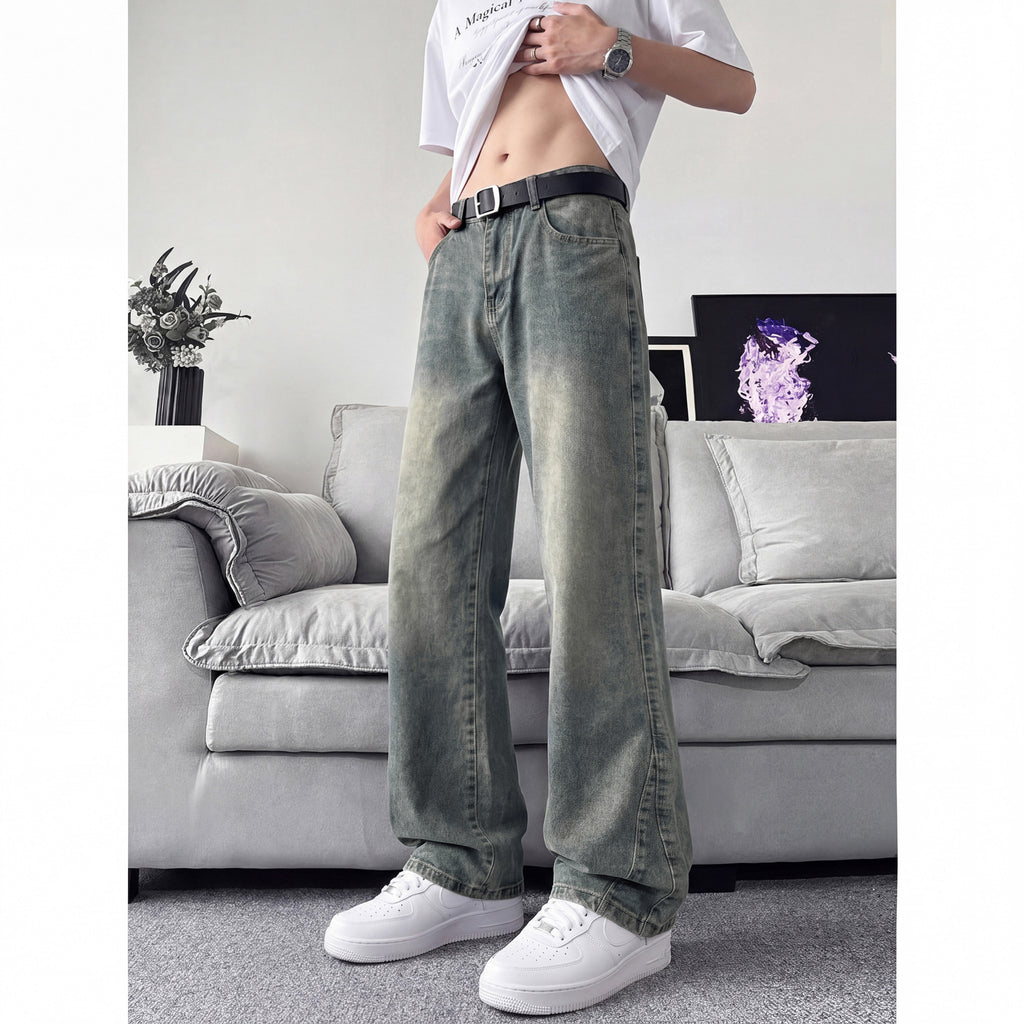 Herren Bootcut Jeans mit schmalem Schnitt
