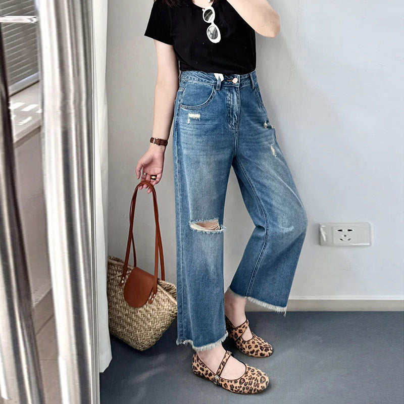 Bequeme Capri-Jeans im Casual-Look