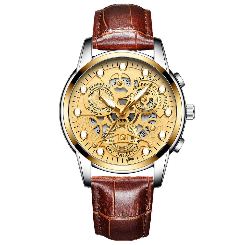 Quarz-Herrenuhr mit Leuchtanzeige – Bild 12 | LuxeStyle