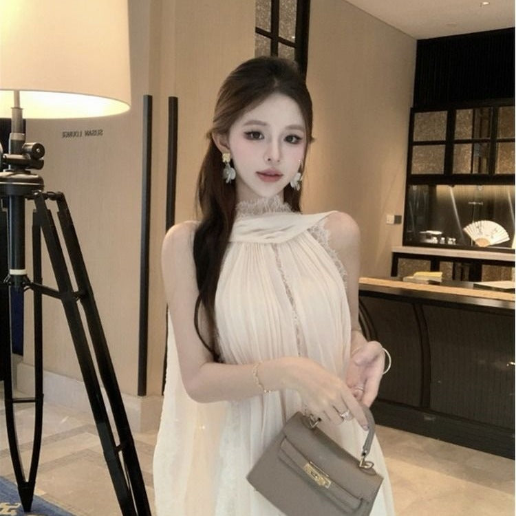 Rückenfreies Camisole mit Spitze
