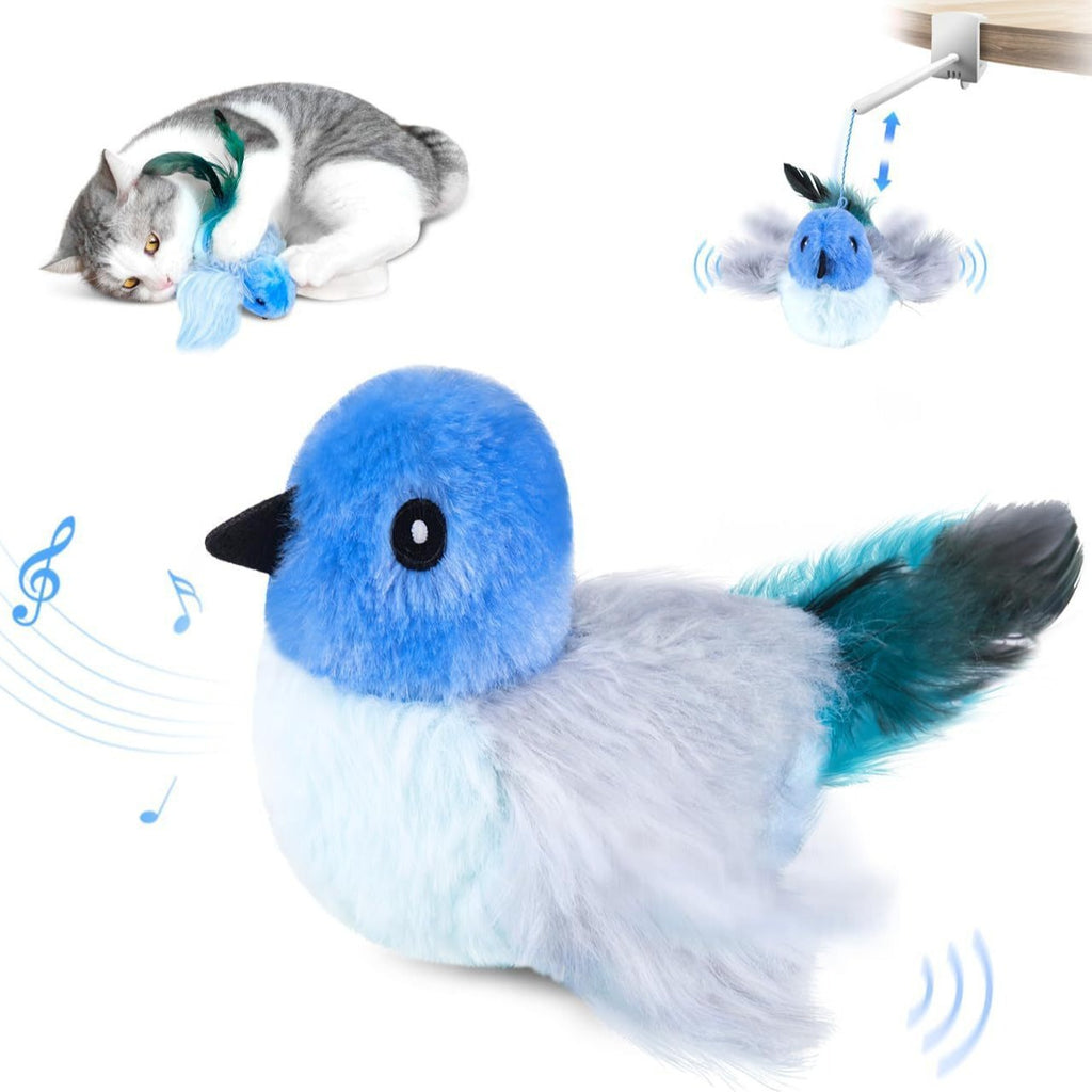 Interaktiver Plüschvogel für Katzen