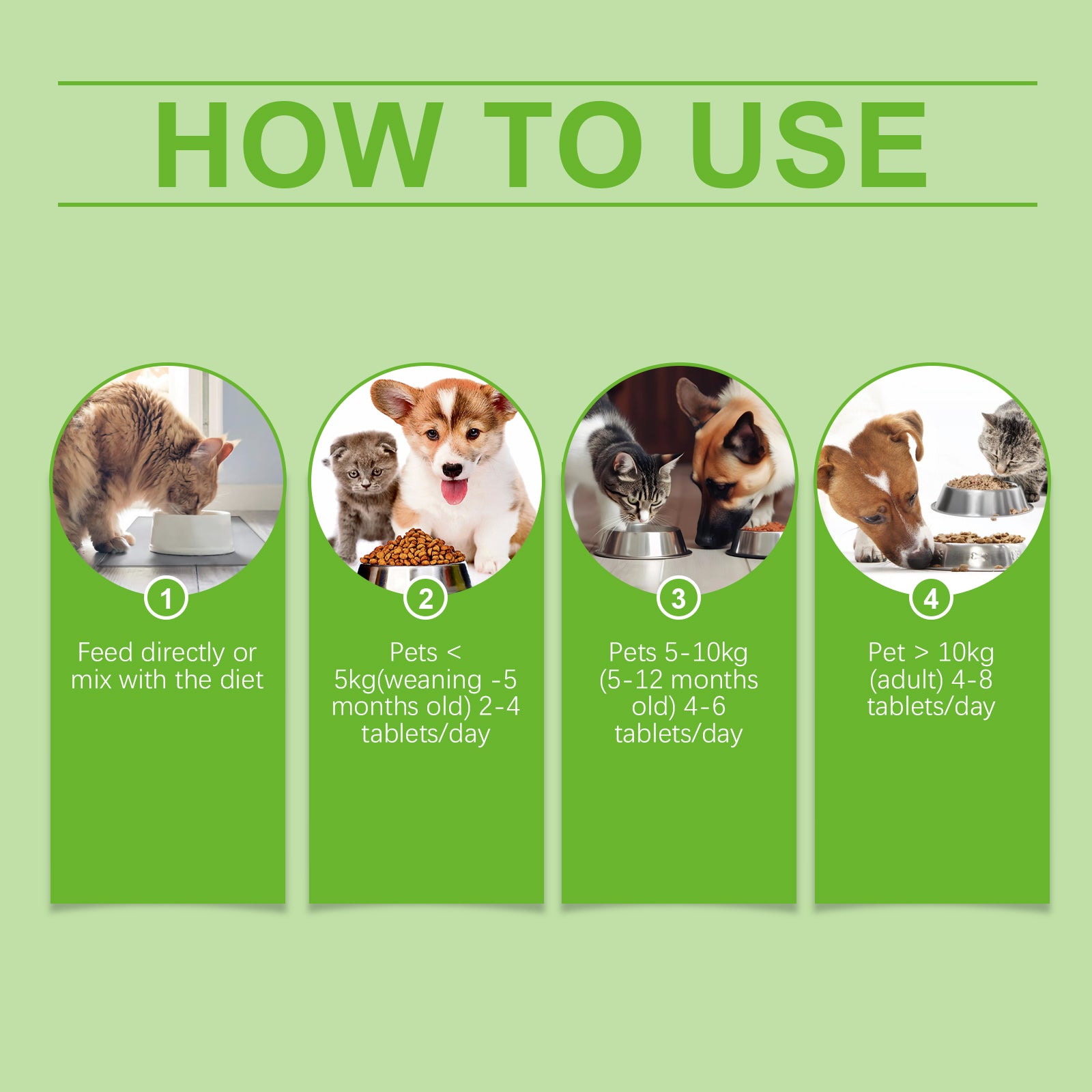 Probiotika-Tabletten für Hunde & Katzen